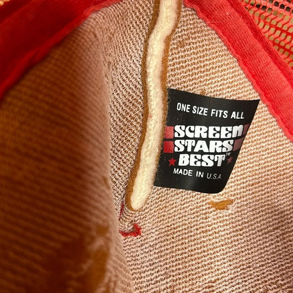 Vintage 80s Screen Stars Ellis Island Wild Life Nature Preserve Snapback Hat - Picture 8 of 9